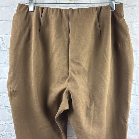 J.Jill Ponte Leggings Pants Affinity Stretch in Espresso Brown‎ Sz Med - Picture 6 of 11
